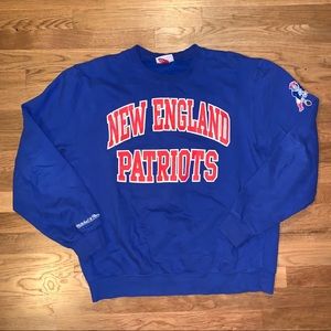 Mitchell and Ness New England Patriots Crewneck L